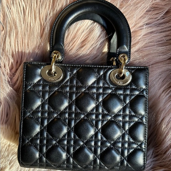 LADY DIOR SMALL BLACK - Picture 6 of 9